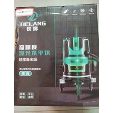 鐳射水平儀 綠光 2線 高精度 自動微調, 1個
