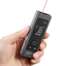 ProTap 60M 초고정밀 미니 레이저 거리측정기 휴대용 레이저 줄자 MS-1, 1개