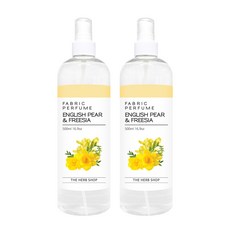 더허브샵 섬유향수 500ml, 잉글리쉬페어&후리지아, 2개