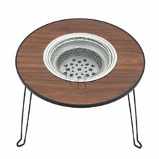 EVERYBO 에버캠핑 원형 화로 테이블 화로구이 접이식그릴