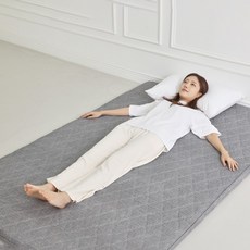 몽프레 바닥에까는 두꺼운 요 매트리스 3단 접이식 거실 바닥 토퍼 요