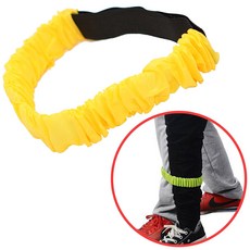 2인3각 벨크로 밴드형 옐로우 체육대회 운동회 레크레이션 워크샵 협동 스포츠 달리기 오락 게임 교육 용품, 단품