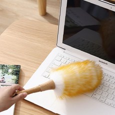 정전기 없는 풍성한 소품 먼지털이 청소도구 제거 브러쉬 더스터 털기, 1개, 상세페이지 참조