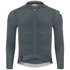BAISKY百士奇自行車男款薄款長車衣 潔淨Ⅱ 深灰 長袖自行車衣