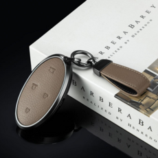 로엔스 현대 차키케이스 키홀더, HD-7버튼, Brown