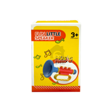 趣味小喇叭玩具，色彩鮮豔，激發音樂興趣，鍛鍊肺活量，安全無毒, 顏色隨機, 1個