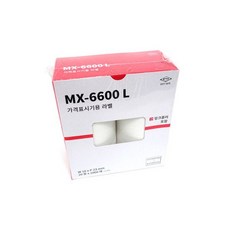 모텍스 MX-6600 10열 라벨지 가격표시기라벨 용지 무지 20롤