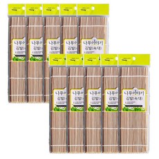 KR리빙 대나무 김발 대 (속대), 10개