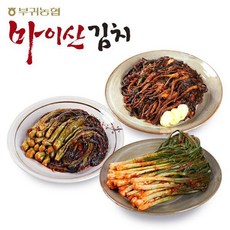 한국농협김치 마이산김치 고들빼기1kg+갓김치1kg+파김치1kg, 1개