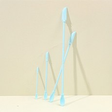 다용도 절약 스푼 미니 스파츌라 롱 주걱 헤라 주방 화장품, 블루-대, 1개