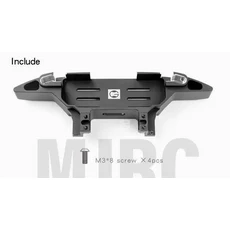 금속 프론트 범퍼 황야 Traxxas Trx-4 G500 G63 용 CNC 서보 전방, 03 Bumper base, 1개