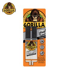 코스트킹 고릴라 다용도 주사기 에폭시 접착제 무색 25ML 세라믹수리, 1개
