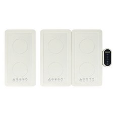 Felsted 菲仕德 暖菜板 多功能折疊拼接保溫菜板 飯菜加熱餐墊, 1個, 保溫板, 白色三拼