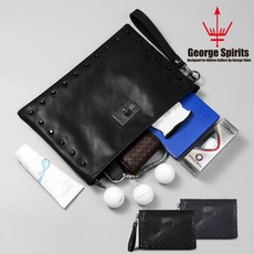 George Spirits 鉚釘 Mirotic C 高爾夫手拿包, 深藍色, 1個