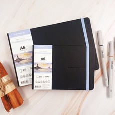 세르지오 프로페셔널 트래블 300g 양장하드커버 중목, A6