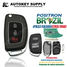 쿠쿠스토어 AutokeySupply 현대 자동차 원격 키 경보 시스템 AKBPCP094 Positron 더블 프로그램 PX3, 02 Positron Flex, 01 5PCS