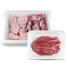 전통참한우 사골잡뼈 실속형, 1세트, 사골2kg+잡뼈2kg+사태400g(실속형)