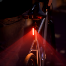 레마르 초경량 선명발광 LED 자전거 후미등 (USB 충전), 1개, 레드