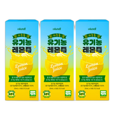 하루톡 유기농 레몬즙 과즙 착즙액
