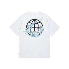 [엘엠씨] LMC WATER SPLASH TEE light heather gray