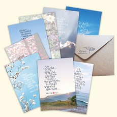 밀짚모자 캘리그라피 말씀엽서 8종(B) 택1, 03. 진리가 너희를 자유롭게, 봉투 추가 없음