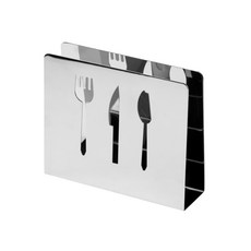 식당용 사각 스텐 냅킨 홀더, 1개, 상세페이지 참조