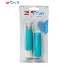 독일 Prym 프림 러브 회전형 자석 바늘 보관통 바늘꽂이, 1개
