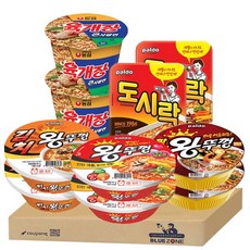 용기5종 10개세트 (왕뚜껑2 김치왕뚜껑2 짬뽕왕뚜껑2 농심육개장2 도시락2), 1개