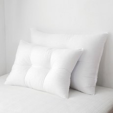 애프터식스 2장 지퍼형 빵빵이 경추베개솜 국내생산 4060 5070, 화이트, 2개