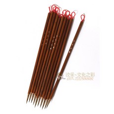 汶采 小3山馬 國畫毛筆 10支, 詳見包裝