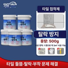 pinkri 타일보수제 틈새 타일 바닥 보수제, 1개, [타일 분리 전용] 10m2 5통