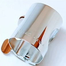 YANAGISAWA 柳澤 BS 金屬吹嘴束圈 鍍銀, 1個, 中音