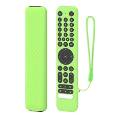 TCL RC716/RC833 용 끈 보호대 소프트 쉘 충격 방지 원격 제어 슬리브가있는 새로운 실리콘 보호 케이스, 05 luminous green