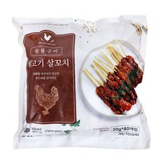 숯불구이 닭다리살꼬치 데리야끼닭꼬치 800g, 1개
