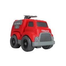 불끄는 물대포 소방차 트럭 후문오픈 유아자동차 특수차, 1개