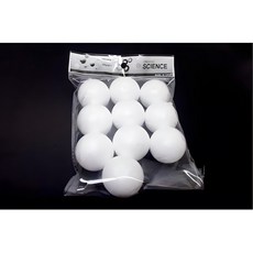 방과후 미술수업 인형얼굴 만들기용 스티로폼볼 원형폼 만들기교구 공작수업 학교기관, 2개, 4cm