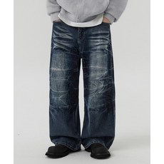 매장정품 트릴리온 TRILLION 브라이트닝 크랙 워싱 데님 팬츠 (BLUE GRAY) TRFPT31BG 140215