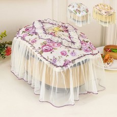 다용도 방진 레이스 밥솥 덮개 플라워 밥통 가리개 82817ea 1(pc), 그린