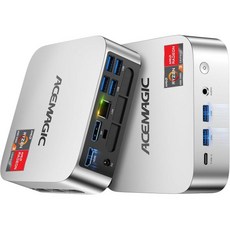 ACEMAGIC Vista 미니 V1 PC 트윈 레이크 N150(비트 N100/N95 최대 3.6)GHz) 16GB DDR4 RAM 512 SSD 컴퓨터 11개의 Pro, 4300U 16GB 512GB