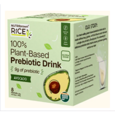 NutribrownRice 아보카도 식물성 음료 분말 8포 [원산지:말레이시아], 1개, 8개입, 280g