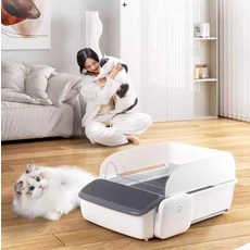 다올 고양이자동화장실 자동 센서 화장실 대형 고양이, 1개, 상세 페이지 참고