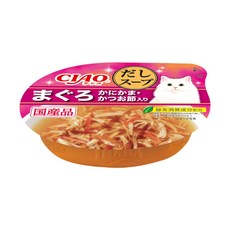 이나바 고양이 CIAO 다시스프컵, 참치&게맛살&가다랑어, 60g, 6개