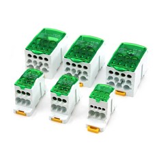 배전 단극 접합 80A 라인 전기 125A 160A 블록 분기 박스 와이어 터미널 DIN 500A UKK 250A 400 커넥터 레일, 03 green_02 UKK125A, 03 green_02 UKK125A
