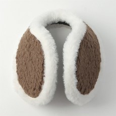 메가디자인 방한 귀마개 초코브라운 겨울 패션소품 방한용품