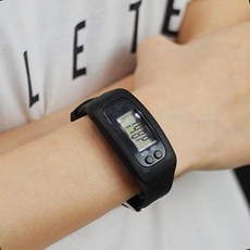 스마트밴드 만보기 손목시계 운동 칼로리 실리콘 방수, 1개, 화이트