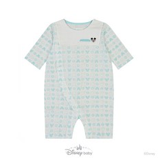 디즈니베이비 2026 여름 아기 7부 우주복 유아 미키 라운더 7부 우주복 아기 실내복 아기옷 아가방 NC유성점