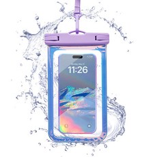 手機防水袋 游泳密封潛水套 觸屏漂流手機防水袋, N/A, 1個