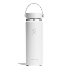 하이드로 플라스크 와이드 플렉스캡 보틀 591ml 서프 블루 180654, 591.5ml(20온스), 색조 화이트