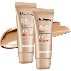 닥터영 이피 펄 브라이트닝 밤 SPF35 PA++ 30ml x 2개세트+화장품가방 33호 남성비비, 2개