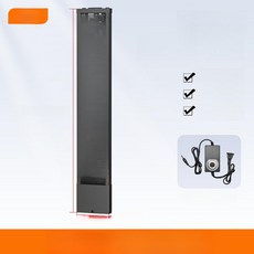 이든아카이브 무타공환풍기 이동식 가정용 주방 식당, 확장형 95-105cm 수출용 대형 6개, 기본 색상